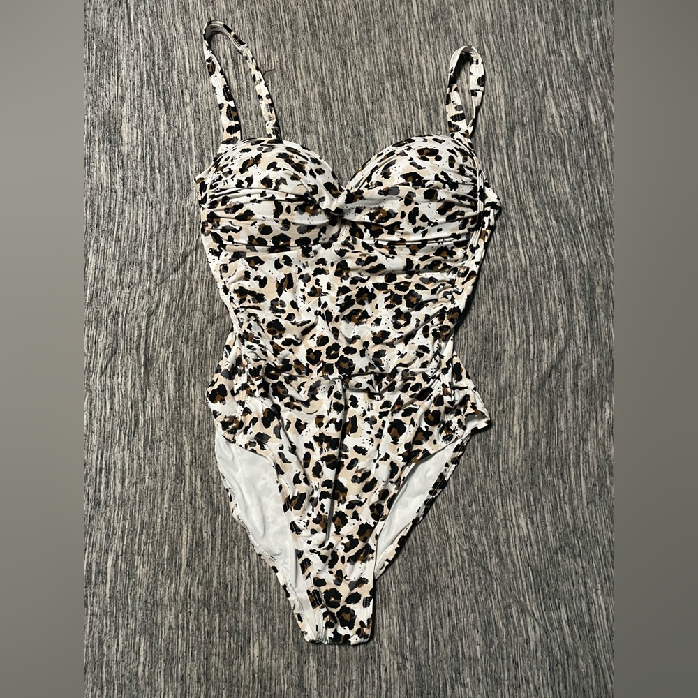 NWOT one piece animal print one piece